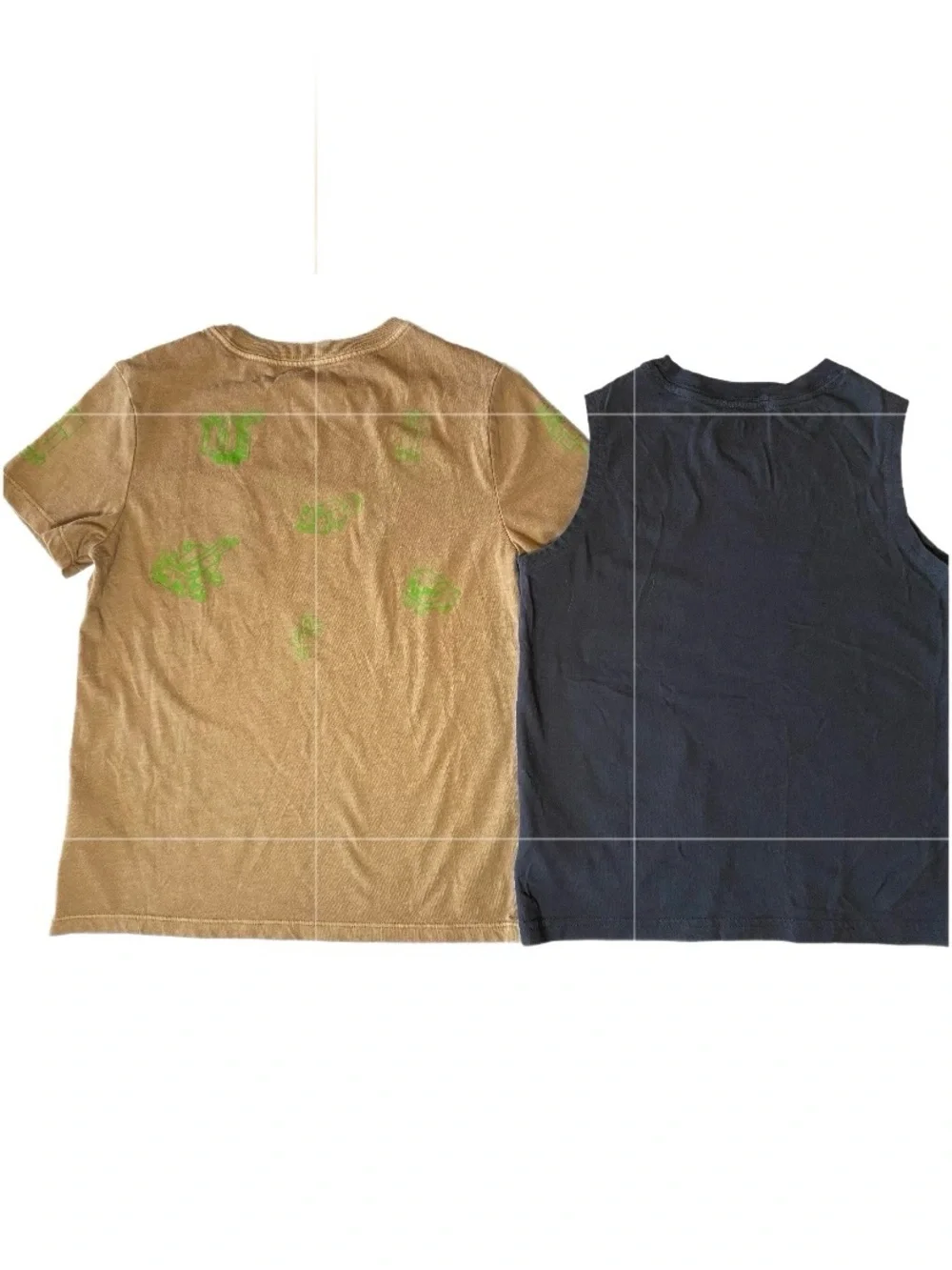 Kids Minecraft Creeper Graphic Tee & Tank Set - Brown & Black Size 6/7